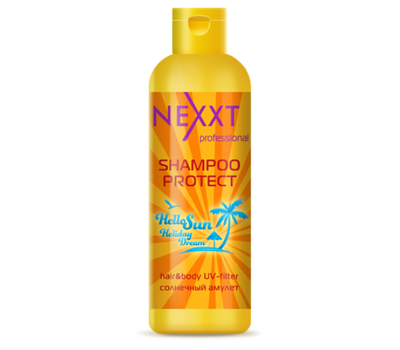 Шампунь солнечный амулет с уф фильтром Nexxt Hello Sun Holiday Dream Hair&Body Uv-Filter