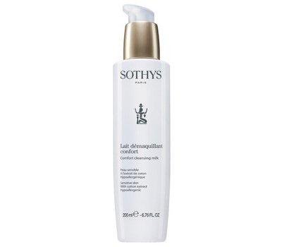 Очищающее молочко для чувствительной кожи с экстрактом хлопка Sothys Beauty Milks Comfort Cleans