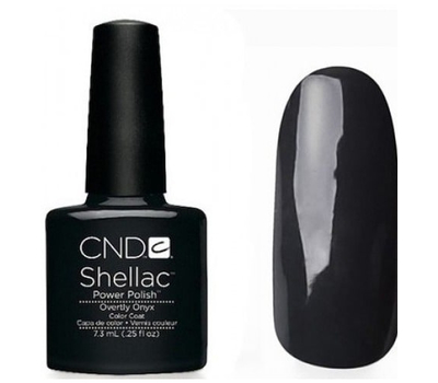 40549 Overtly Onyx Гель-лак Creative Shellac Темно-серый стальной