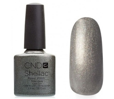 09958 Steel Gaze Гель-лак Creative Shellac Бронзовый с золотыми микроблестками коллекция Forbidd